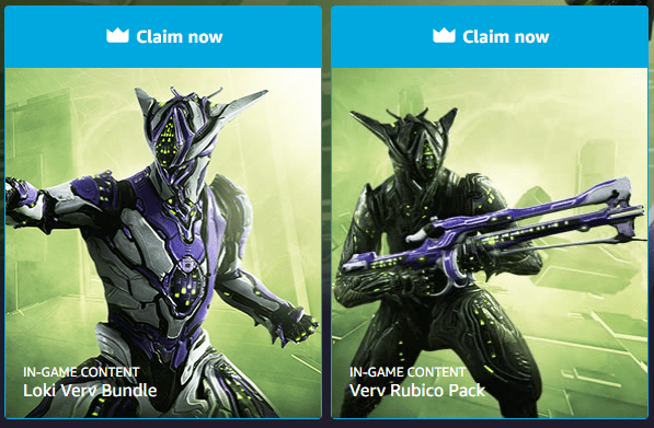 New Twitch Prime Loot : r/Warframe